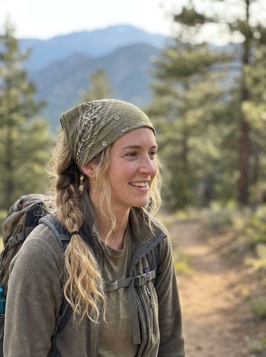 Wander Frisur mit Bandana - Wander Frisur